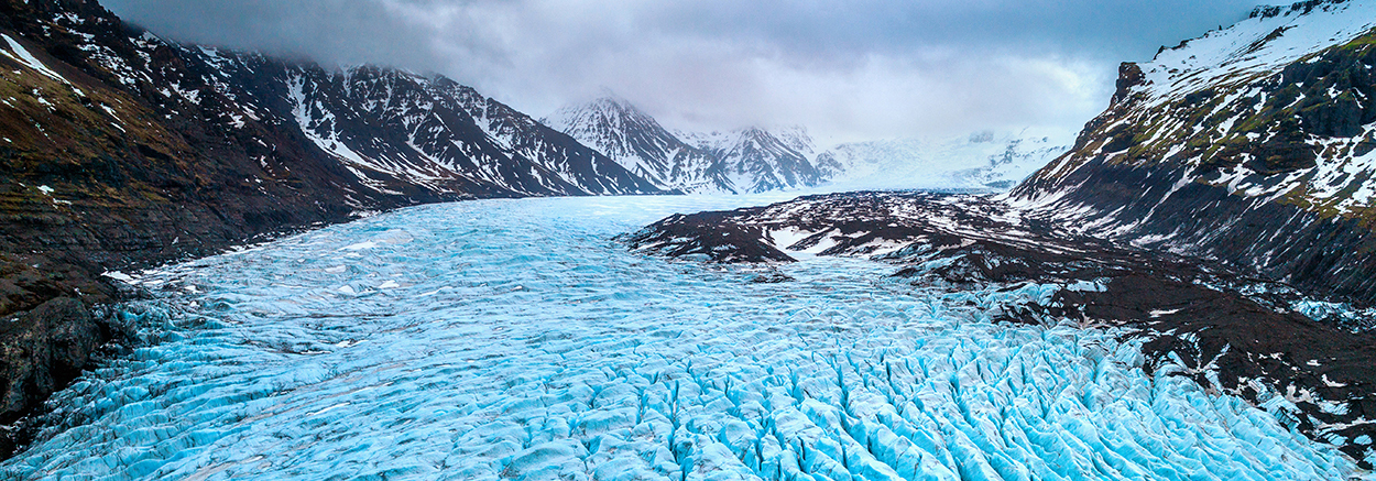 Skaftafell glacier, Iceland