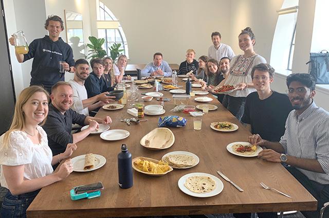 team london climatepartner sitting on table