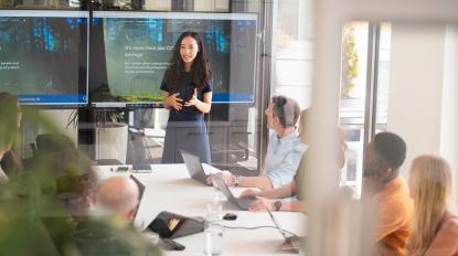 people in meeting room